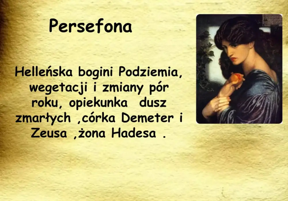 Persefona - kim była bogini podziemia i pór roku?