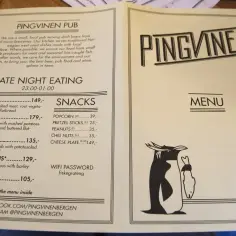 Aktualne menu baru Pingwin w Wyszkowie: wszystkie ceny i godziny otwarcia