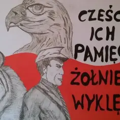 Plakat o Żołnierzach Wyklętych: historia bohaterów na ścianach