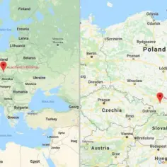 Symbol Holokaustu na mapie: Gdzie dokładnie leży miasto Oświęcim?