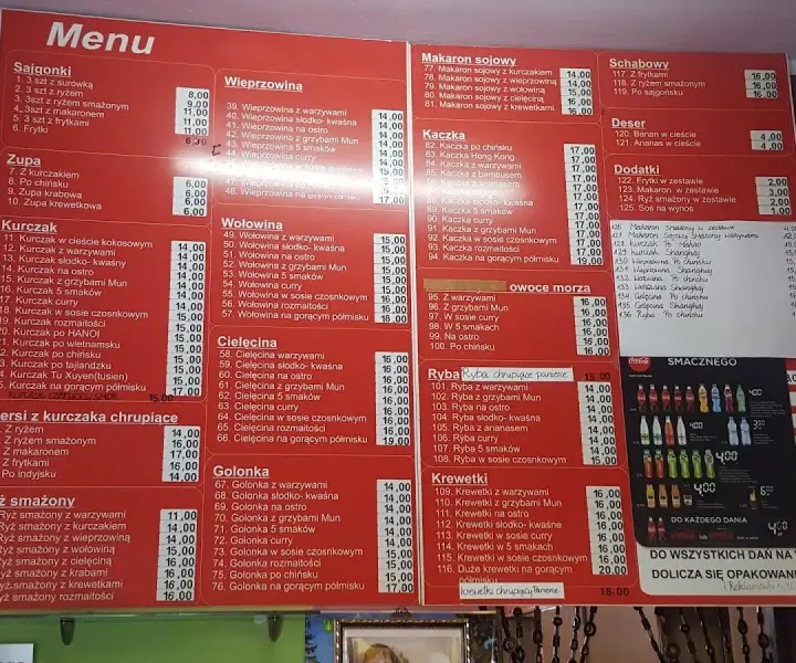 Chinczyk Partyzantów Gdańsk: menu, godziny otwarcia i dostawa na telefon