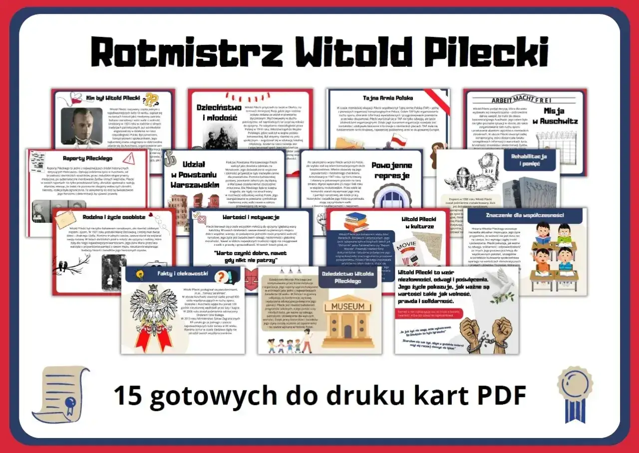Rotmistrz Witold Pilecki – bohater, którego życie to historia niezłomności, odwagi i poświęcenia. Poznaj jego losy.
